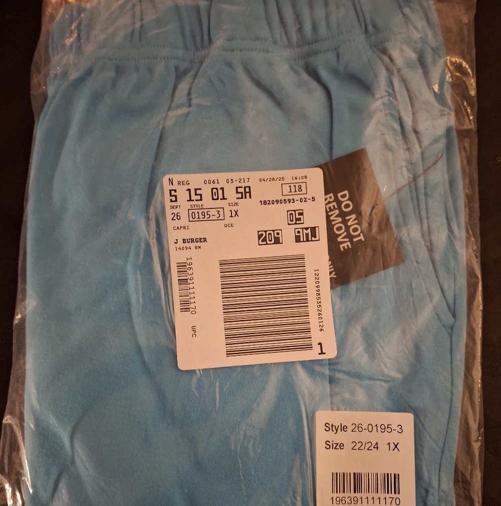 2 Pairs Plus Woman Within Capri Pants Size 1x NEW - Picture 4 of 4